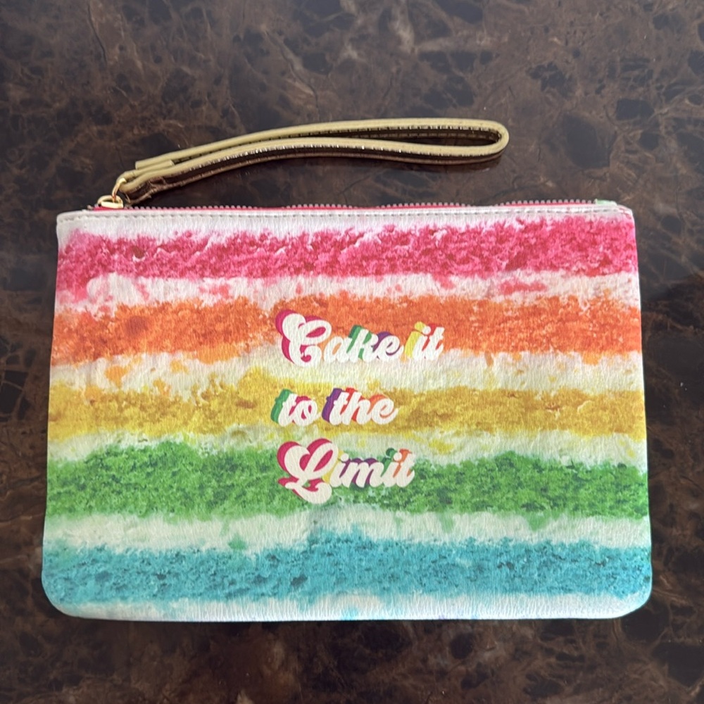 Betsey Johnson Rainbow Cake Wristlet
